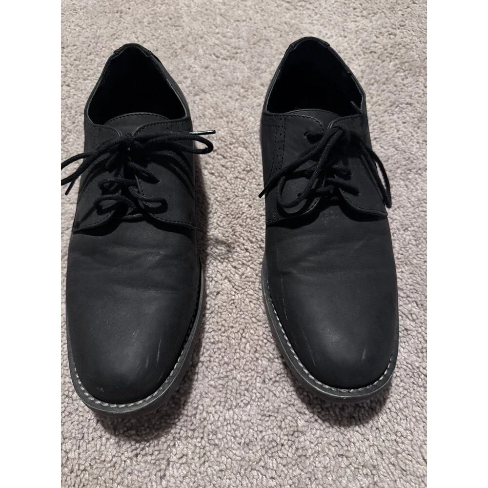 Jousen Milan Brand, Men’s Black Dress Shoes, Size 9 Footwear
